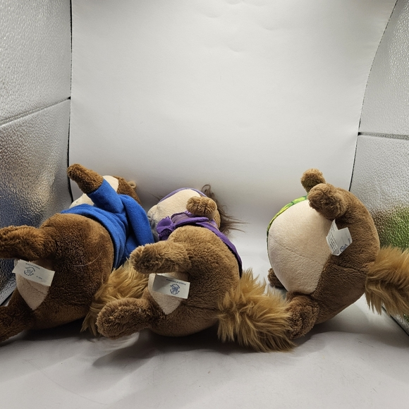 3 Build A Bear Jeanette Simon Theodore Plush Alvin & the Chipmunks Chipwrecked.  - Picture 13 of 14